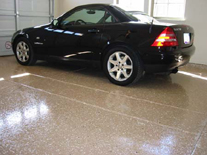 Residential Epoxy Garage Floor, epoxy flooring contractor, decorative commercial epoxy flooring, resinous flooring, flake epoxy, Polyurea, waterproof floor, CT Painter