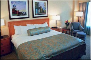 Hilton Hotel Hartford, Connecticut - hotel room interior: wallcovering installer, commercial painters, painters CT