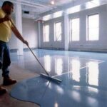 roberge_painting-guy with blue floor